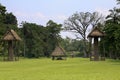 Quirigua national park in Guatemala Royalty Free Stock Photo