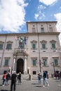 The Quirinale Palace Guards in Rome Italy