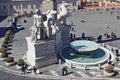 The Quirinale Square in Rome Royalty Free Stock Photo