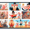 Quirky animation slides Slides featuring quirky animated charat