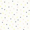 Quirky arty digital triangles pattern