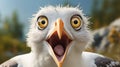 Quirky Seagull With Wide Teeth: Unreal Engine Rendered Contest Winner