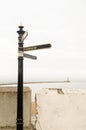 Quirky Signpost at Pier View, Sunderland