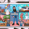 Quirky transition slides Slides with quirky or amusing transiti