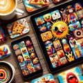 Quirky visual slides Slides with quirky and offbeat visual elem