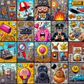 Quirky visual slides Slides with quirky and offbeat visual elem
