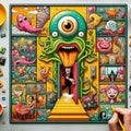 Quirky visual slides Slides with quirky and offbeat visual elem