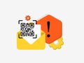 Quishing, or QR code phishing, uses malicious QR codes to steal data. Cybersecurity risks, phishing attacks and fraud