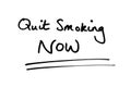 Quit Smoking Now Royalty Free Stock Photo