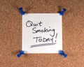 Quit Smoking Today Royalty Free Stock Photo