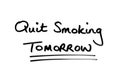 Quit Smoking Tomorrow Royalty Free Stock Photo