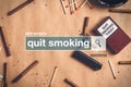 Quit smoking web search box glossary term