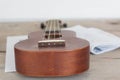 Quitar or ukulele Royalty Free Stock Photo