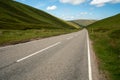 Quite Road up the Mountain in Scotland