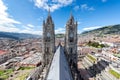 Quito Basilica Towers Royalty Free Stock Photo