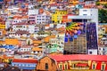 Quito, Ecuador - Colorful House Facades and Roofs of Quito