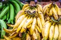 Quito, Ecuador - Cooking Bananas Plantain at a Market