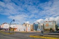 QUITO, ECUADOR - JULY 7, 2015: Quito in a nice sunday, sun is shinning and nobody on the streets