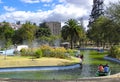 Boats for rent in the La Alameda Park, Quito, Ecuador