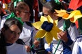 Quito Festivities' parade Royalty Free Stock Photo