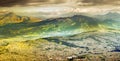 Quito Panorama With Cotopaxi Volcano Royalty Free Stock Photo