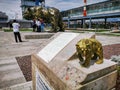 Quito, Pichincha Ecuador - October 25, 2019: Bicentennial Event Center, middle of Quito near an airfield, A convention