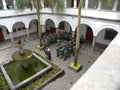 Interior patio at the Carondelet Palace, Quito, Ecuador