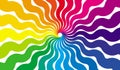 Colorful rainbow vector background. White background Royalty Free Stock Photo