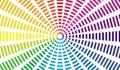 Colorful rainbow lines vector white background Royalty Free Stock Photo
