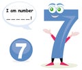 Quiz game with number seven