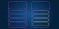 Quiz game show retro contest template background with trivia question interface design frame bar ui multiple choice menu Royalty Free Stock Photo
