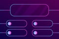 Quiz question interface game menu, show answer trivia template background. Multiple choice frame, button. Bar ui Royalty Free Stock Photo