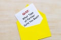 A quiz relating to what type of partner suits you bets. Question and Answer time.