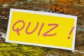 Quiz time question answer competition test exam education