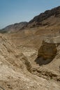 Qumran Cave with the dead sea