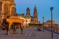 Quo Vadis sculpture in Dresden, Germany