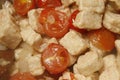 Quorn and tomatoes