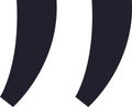 Quotation marks symbolize reported speech, indicating a verbatim quote or a specific phrase, adding depth and clarity to Royalty Free Stock Photo