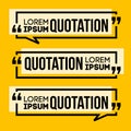 Quotation Speech banner