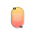 Quote background . Creative Modern Material Design Quote template. Vector illustration. Royalty Free Stock Photo