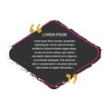Quote box vector Royalty Free Stock Photo
