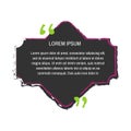 Quote box vector Royalty Free Stock Photo