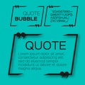 Quote bubble.