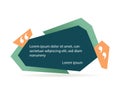 Quote frame or mention quotations remarks template. Info tag, quote textbox blog or discussion citation memo word label