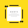 Quote icon. Quotemark outline, speech marks, inverted commas, blank space. Blank for your text. Vector EPS 10. Isolated on Royalty Free Stock Photo