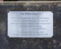 Quote by Larry McMurtry on plaque for `White Buffalo` by sculptor Jake Dobscha in McKinney, Texas.