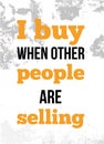 Quote about sell. How to create customers creative concept for wall Royalty Free Stock Photo