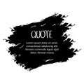 Quote text bubble. Commas, note, message and comment. Vector illustration Royalty Free Stock Photo