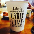 Quotes on a cup