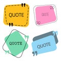 Quotes frame and sign set